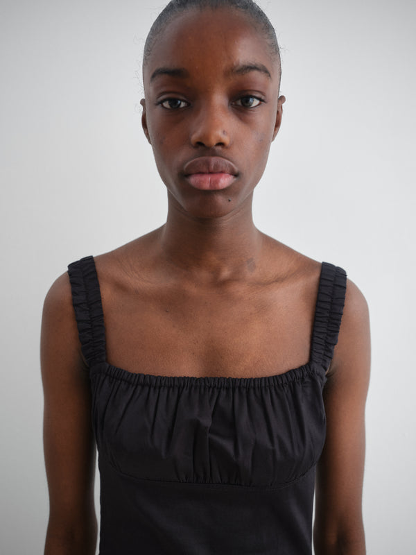 Gimaguas Jardin Body Black Square-neck Bodysuit For Women