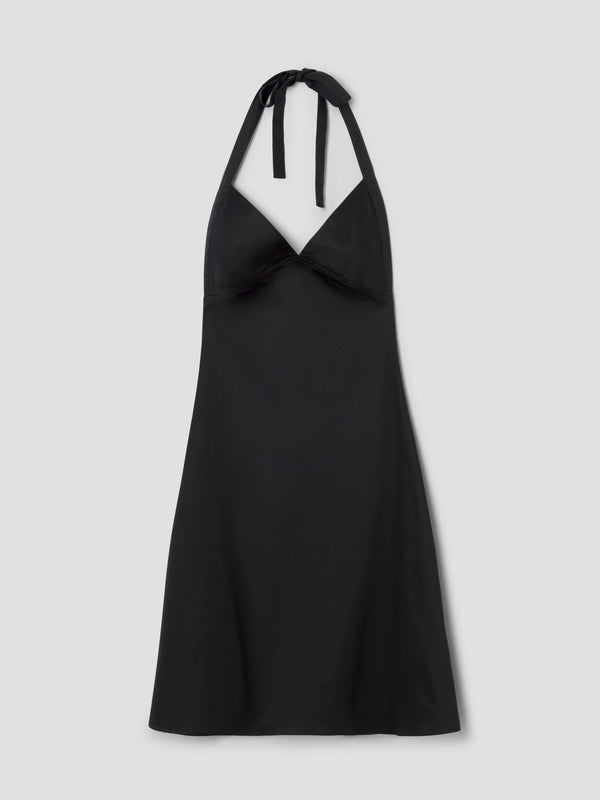 gimaguas Jardin Dress Black cotton midi dress for women with open back gimaguas Jardin Dress Black cotton midi dress for women with open back