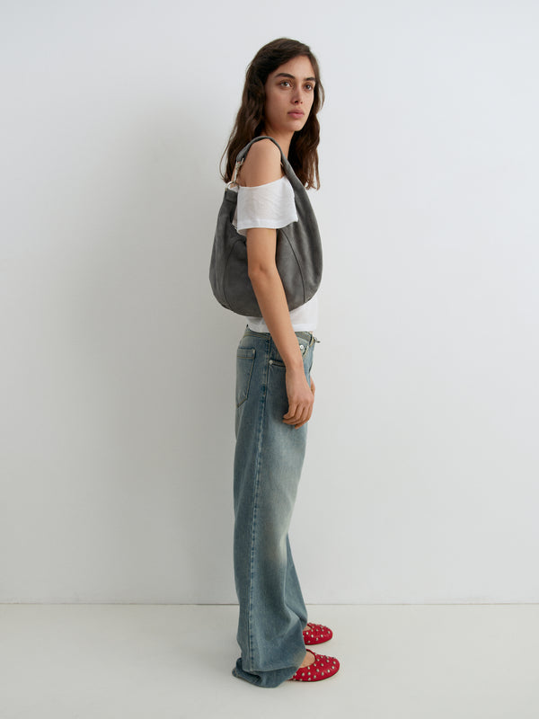 Gimaguas Mini Paula Bag Mini Paula Bag Grey - Leather Bag - Gimaguas