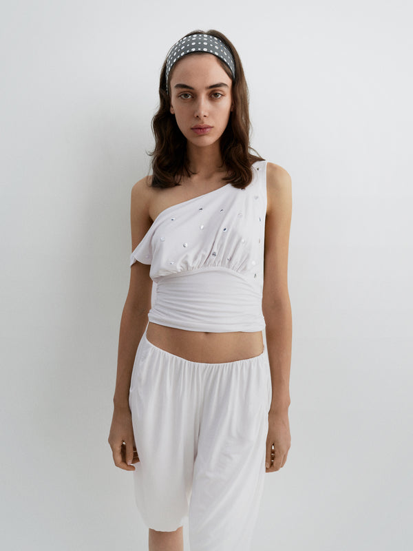 Gimaguas Mira Studs Top Mira Studs Top White - Gimaguas