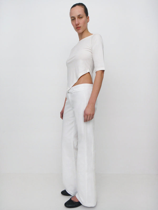 Gimaguas Nicole Trousers Nicole Trousers White - Bottoms - Gimaguas