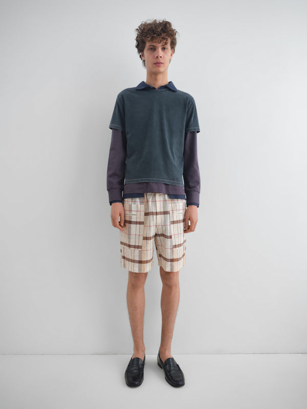 Gimaguas Quique Shorts Quique Shorts Brown Checks - Gimaguas - Bottom