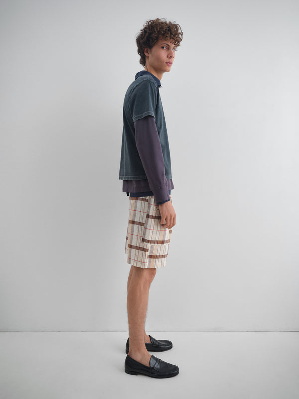 Gimaguas Quique Shorts Quique Shorts Brown Checks - Gimaguas - Bottom