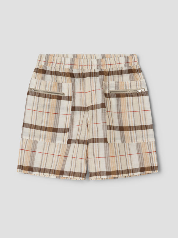 gimaguas Quique Shorts Quique Shorts Brown Checks - Gimaguas - Bottom