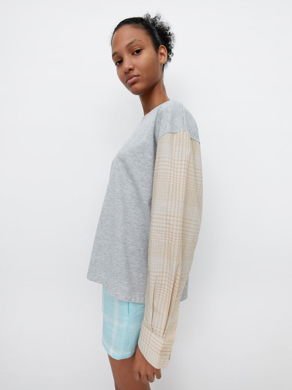 Gimaguas Riviera T-Shirt Riviera Long Sleeve T-Shirt Grey Brown - Gimaguas