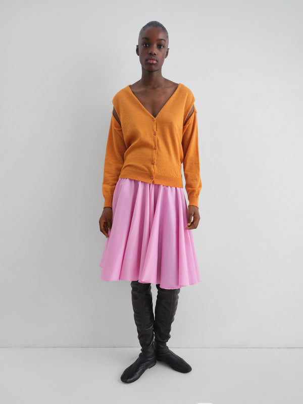 Gimaguas Sayi Skirt Sayi Midi Skirt Pink Grey - Gimaguas - Bottom