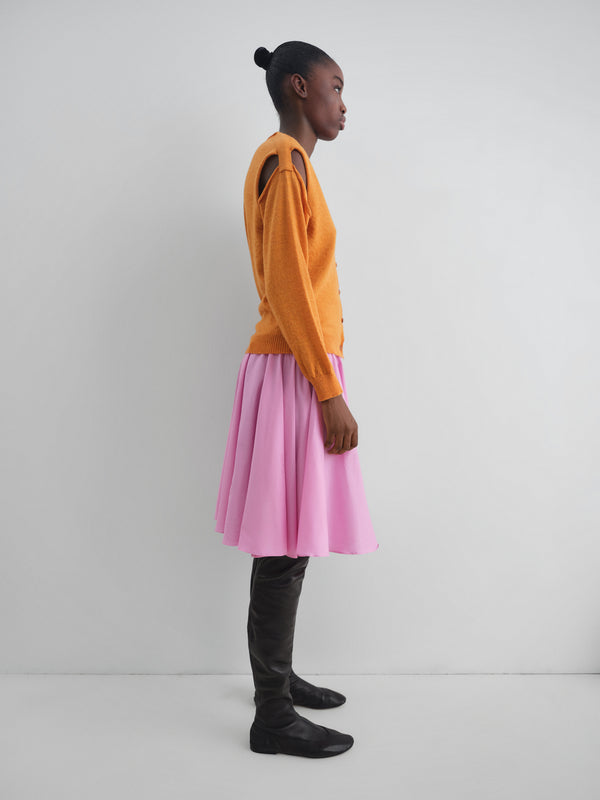 Gimaguas Sayi Skirt Sayi Midi Skirt Pink Grey - Gimaguas - Bottom