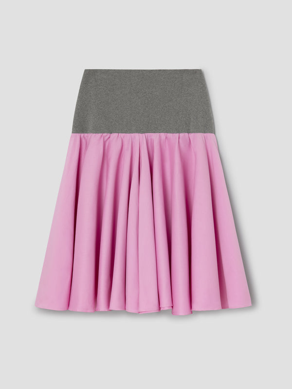 gimaguas Sayi Skirt Sayi Midi Skirt Pink Grey - Gimaguas - Bottom