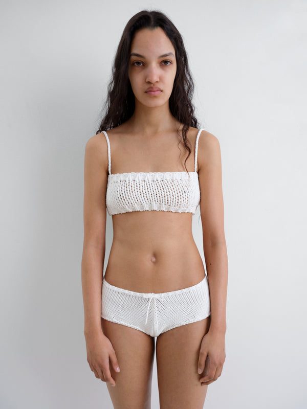 Gimaguas Tiare Shorts Tiare Shorts White - Bottom Knitwear - Gimaguas