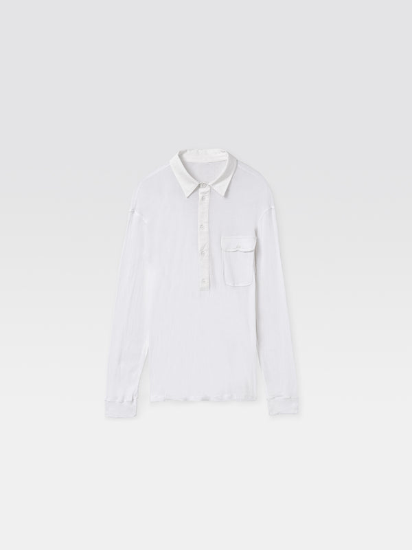 gimaguas Tristan Long Sleeve Polo Tristan Long Sleeve Polo White - Gimaguas