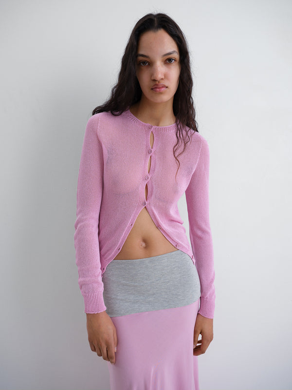 Gimaguas Yoyo Cardigan Yoyo Cardigan Pink - Knitwear - Gimaguas