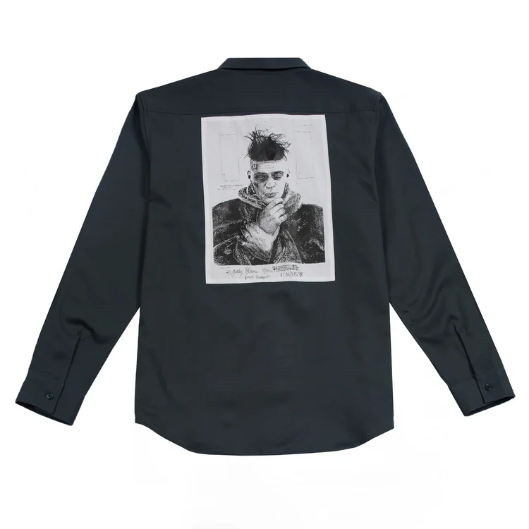 Gimme Five Available Nowhere - Judy's The Face Work Shirt (Grey)