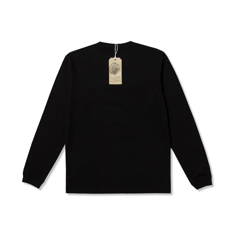 Gimme Five AVAILABLE NOWHERE YELLOW DUSTER L/S TEE (BLACK)