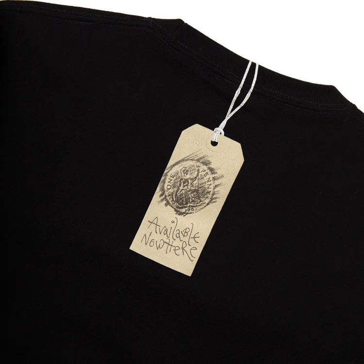 Gimme Five AVAILABLE NOWHERE YELLOW DUSTER L/S TEE (BLACK)