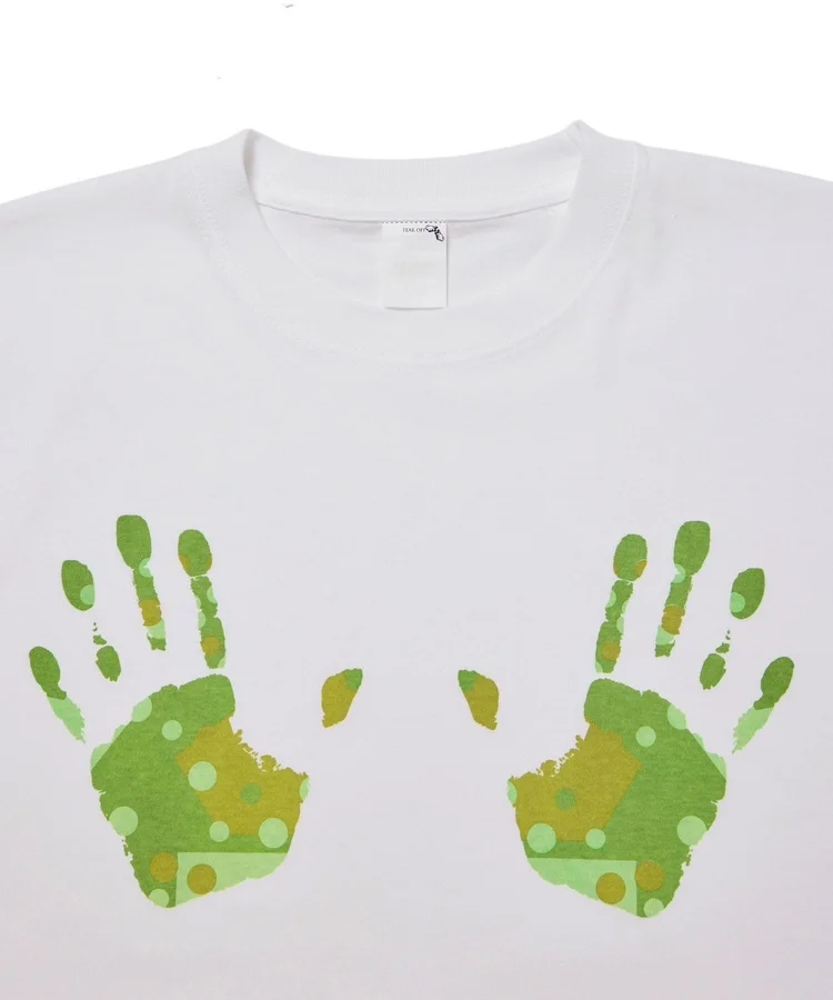 Gimme Five Bonjour Records - Blueprint GOS Hand Tee - White