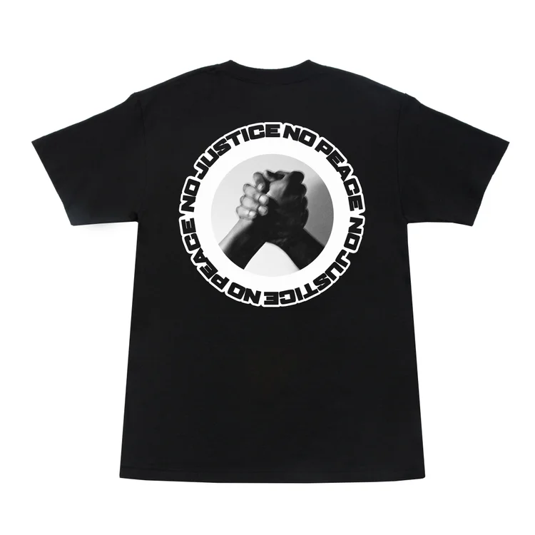 gimme five Dennis Morris - No Justice No Peace Tee (Black)