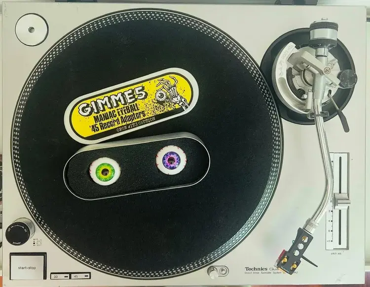 gimme five GIMME 5 "MANIAC EYEBALL" '45 RECORD ADAPTERS