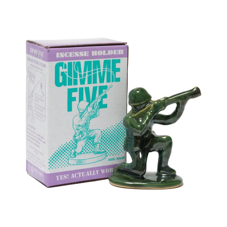Gimme Five GIMME 5 SOLDIER INCENSE BURNER + KUUMBA INCENSE " HEART OF LONDON" SET (CERAMIC)