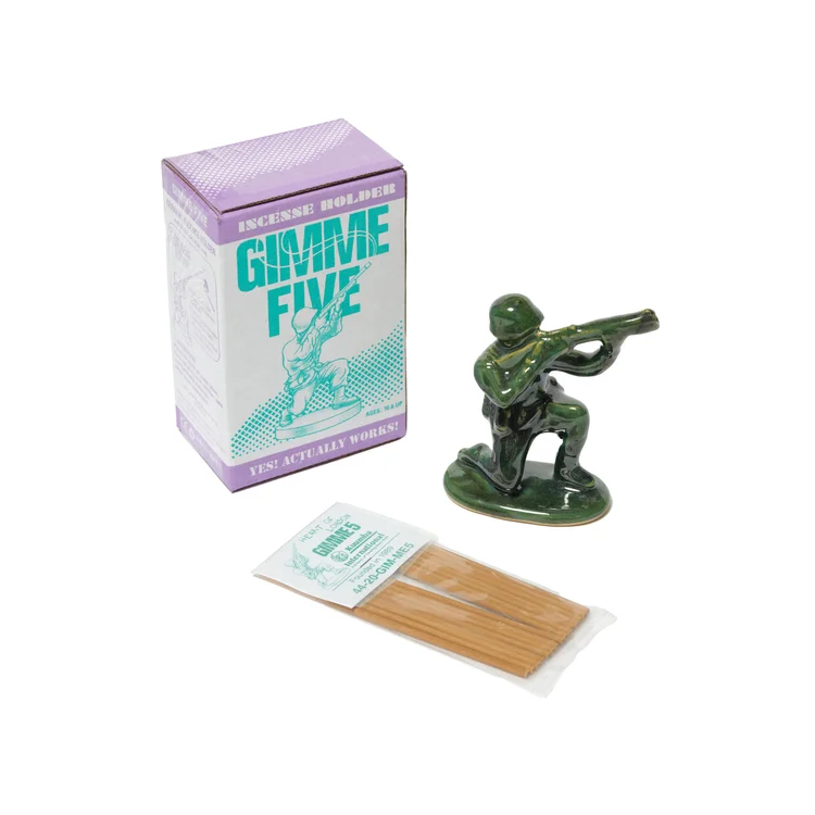 gimme five GIMME 5 SOLDIER INCENSE BURNER + KUUMBA INCENSE " HEART OF LONDON" SET (CERAMIC)