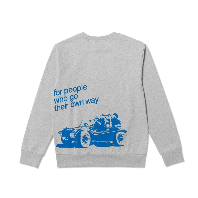Gimme Five Gimme 5 X APC Michele Crew Sweat (Heather Grey & Blue)