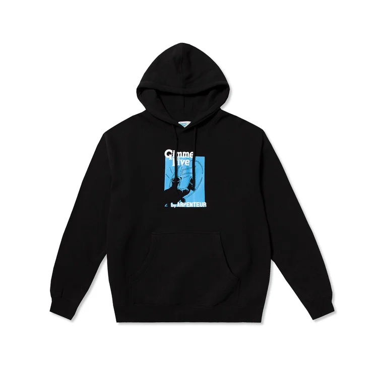 gimme five GIMME 5 x ARPENTEUR CHALK ACTION HOODY (BLACK)