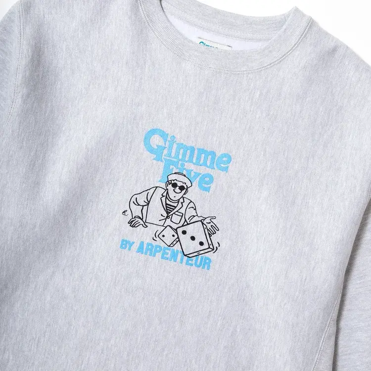 Gimme Five GIMME 5 X ARPENTEUR DICE CREW (HEATHER GREY)