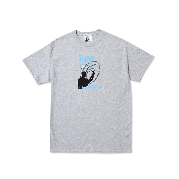 gimme five GIMME 5 x ARPRENTEUR CHALK ACTION TEE (HEATHER GREY)