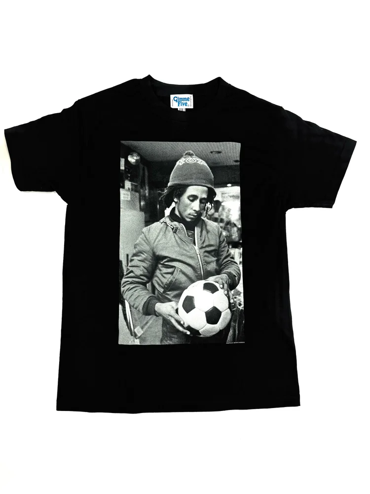 gimme five GIMME 5 x DENNIS MORRIS BOB MARLEY TEE (BLACK)