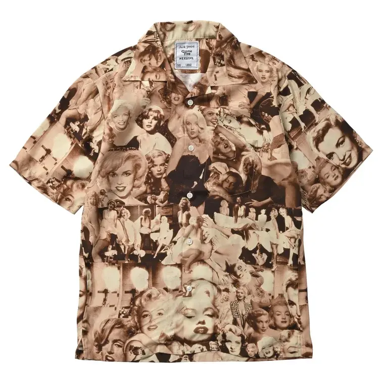 gimme five Gimme 5 x NEXUSVII x Dick Jewell Marilyn Myth Shirt (Sepia)