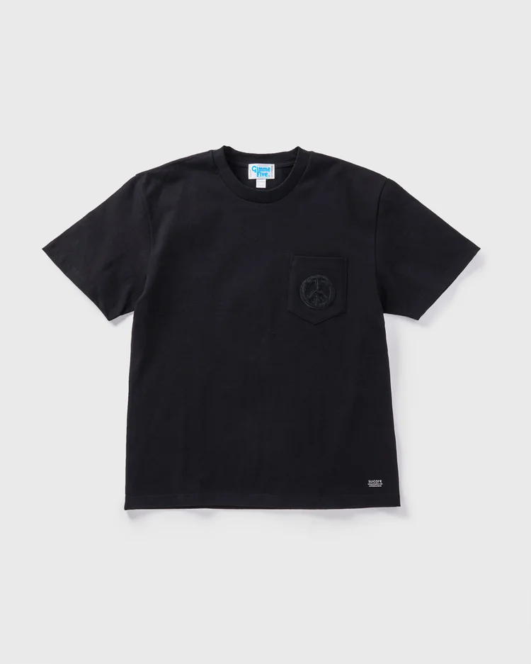 gimme five GIMME 5 x SUICOKE PEACE POCKET S/S TEE (Black)