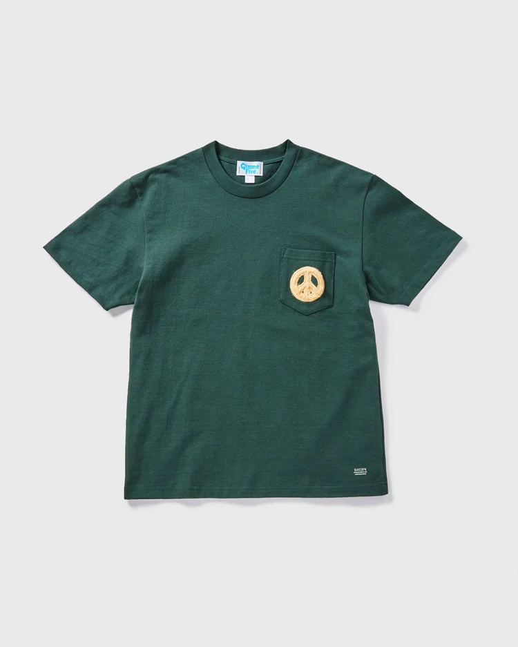 gimme five GIMME 5 x SUICOKE PEACE POCKET S/S TEE (Green)