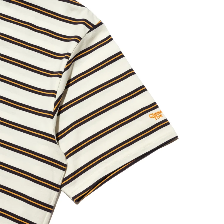 Gimme Five GIMME 5 X UNIVERSAL PRODUCTS BORDER STRIPE Tee (White/Navy)