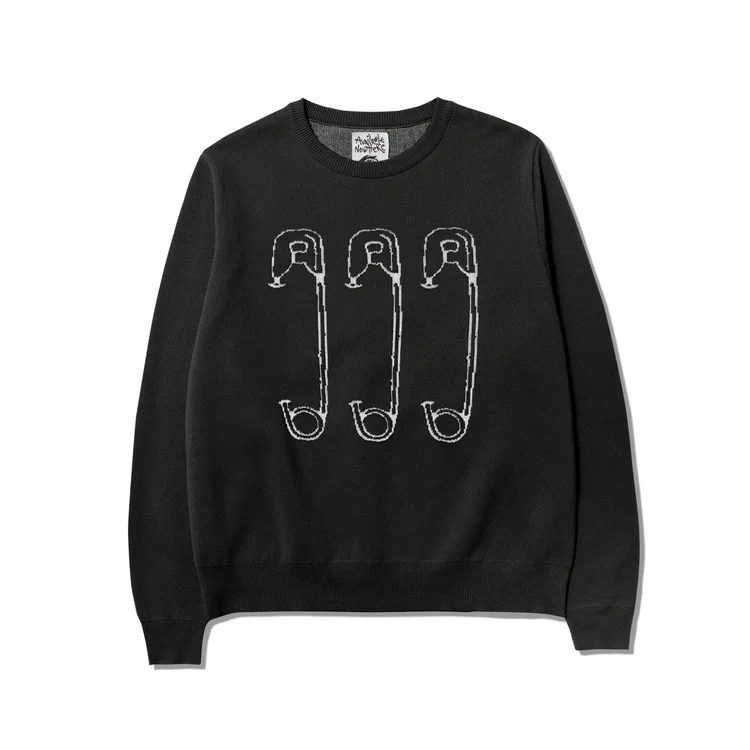 gimme five AVAILABLE NOWHERE PIN KNIT (BLACK)