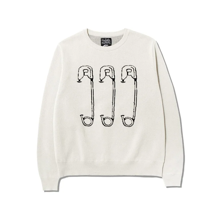 gimme five AVAILABLE NOWHERE PIN KNIT (WHITE)