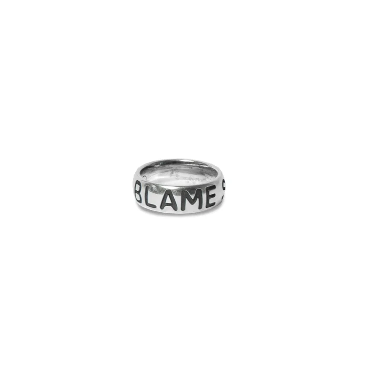 gimme five AVAILABLE NOWHERE SILVER STAY SAFE RING