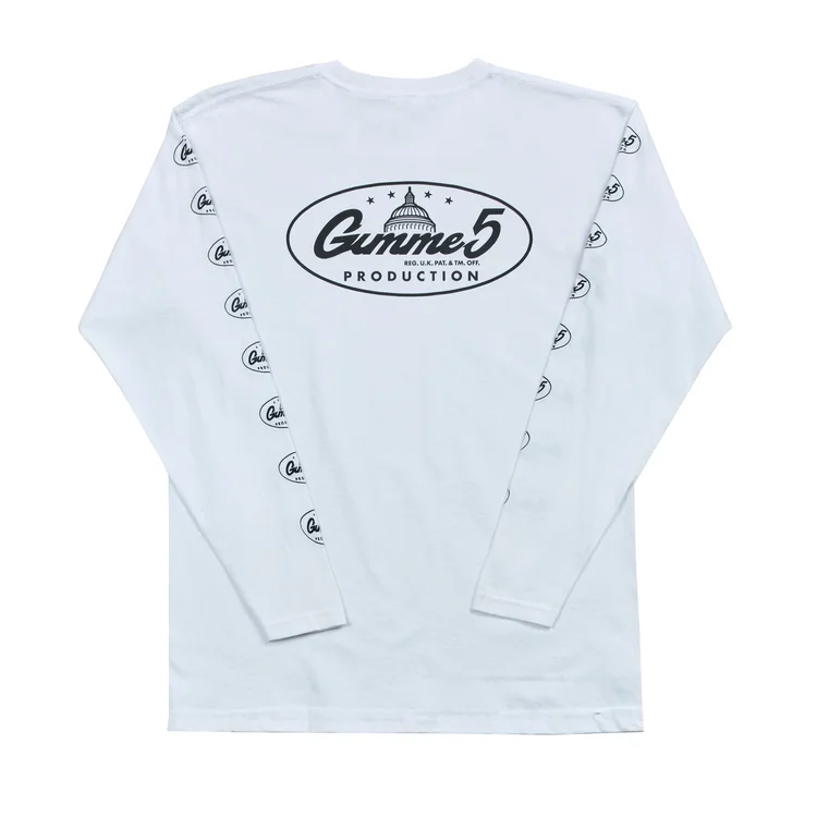 Gimme Five Gimme 5 Capitol LS Tee (White)