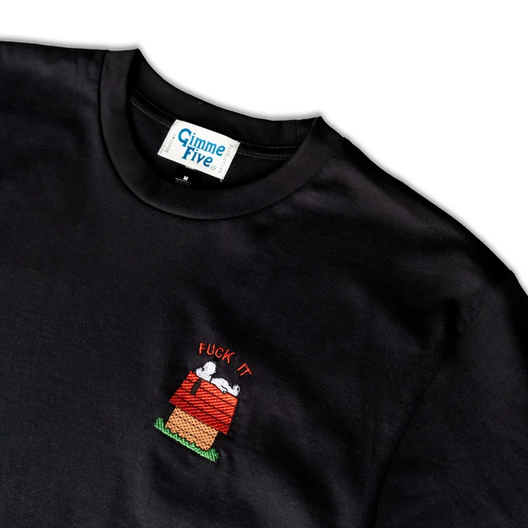 Gimme Five GIMME 5 "FUCK IT" SS TEE (DARK NAVY)