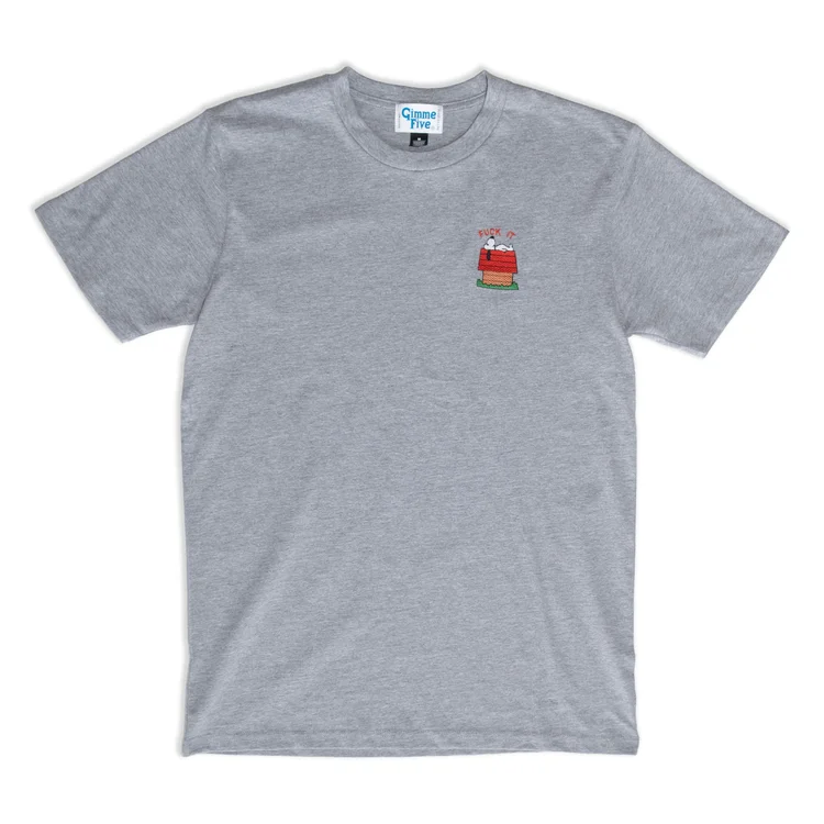 gimme five GIMME 5 "FUCK IT" SS TEE (GREY)