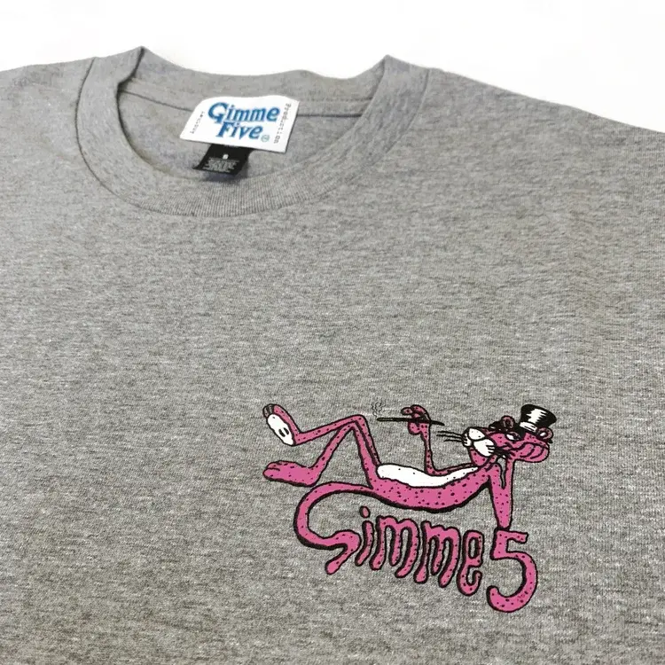 Gimme Five GIMME 5 PINK PANTHER TEE (GREY)