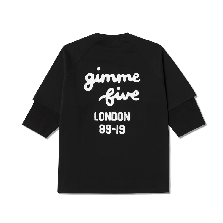 Gimme Five Gimme 5 Raglan Tee (Black)