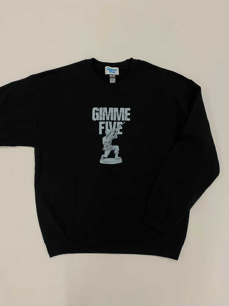 gimme five GIMME 5 SOLDIER CREW (BLACK)