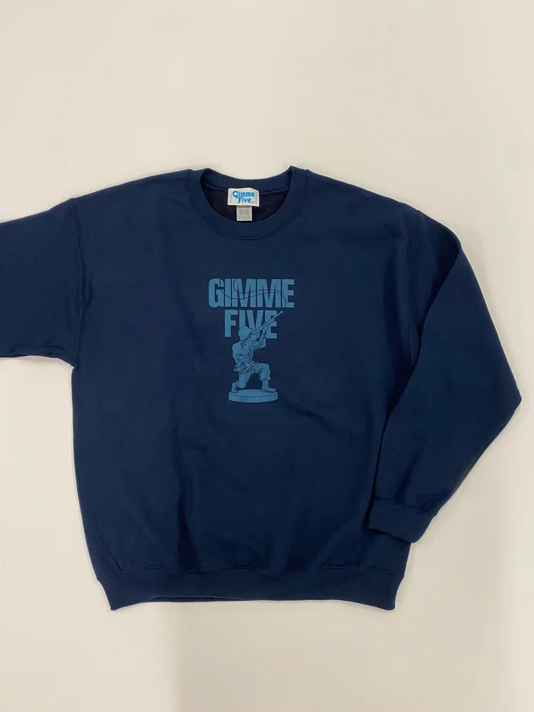 gimme five GIMME 5 SOLDIER CREW (NAVY)