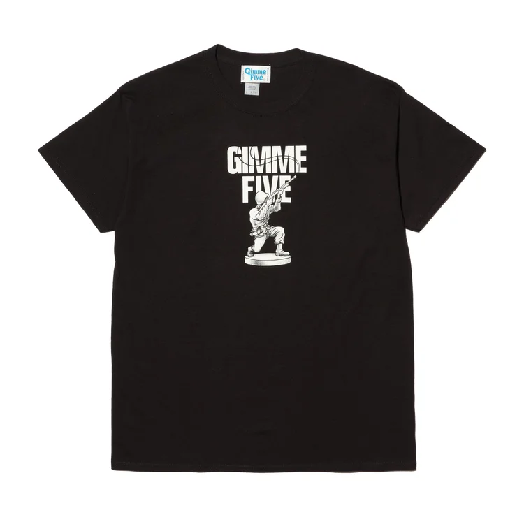 gimme five GIMME 5 SOLDIER TEE (BLACK)