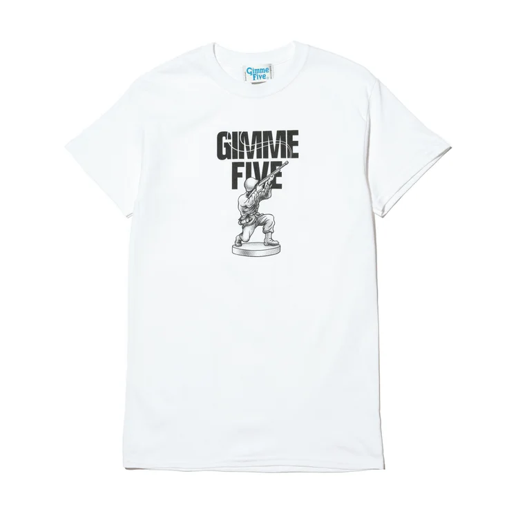 gimme five GIMME 5 SOLDIER TEE (WHITE)