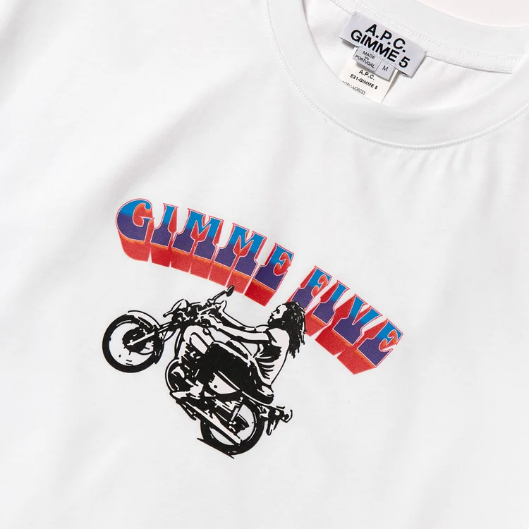 Gimme Five Gimme 5 X A.P.C Sammy Tee (White)