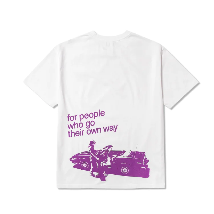 Gimme Five Gimme 5 X A.P.C Vince Tee (White & Purple)