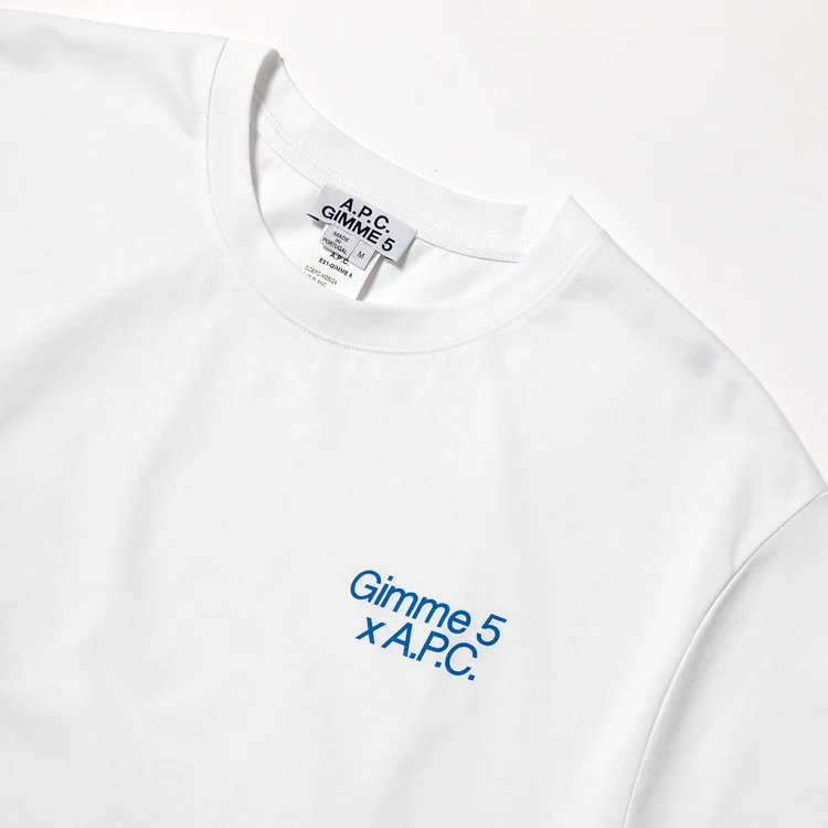 Gimme Five Gimme 5 X APC Steve Tee (White & Blue)