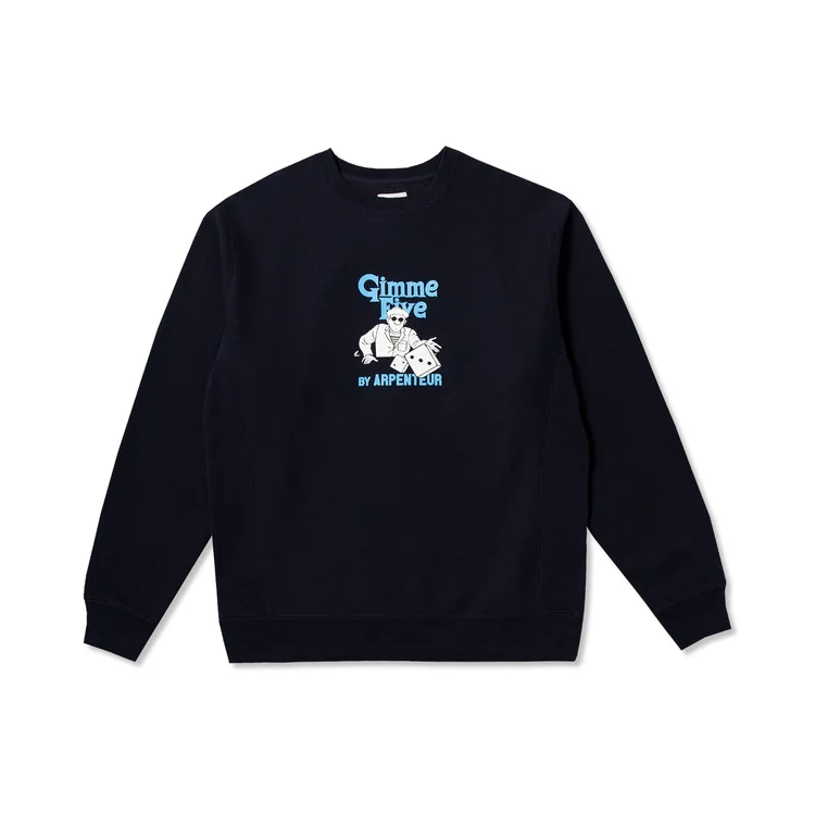 gimme five GIMME 5 x ARPENTEUR DICE CREW (NAVY)