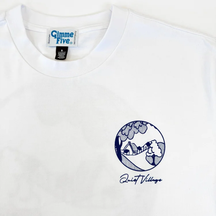 Gimme Five Gimme 5 X Quiet Village Tee (White)