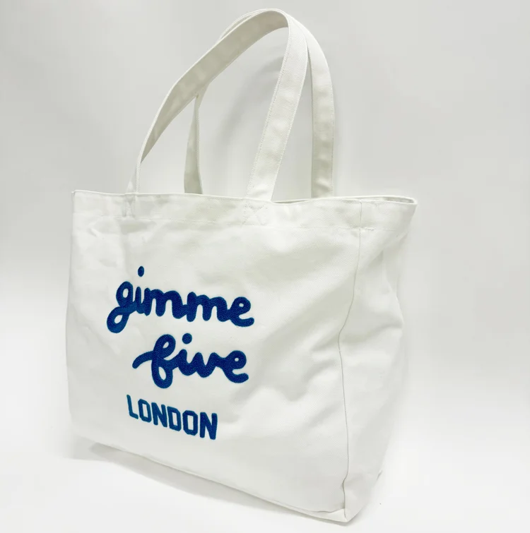 Gimme Five GIMME5 TOTE BAG (OFF WHITE)